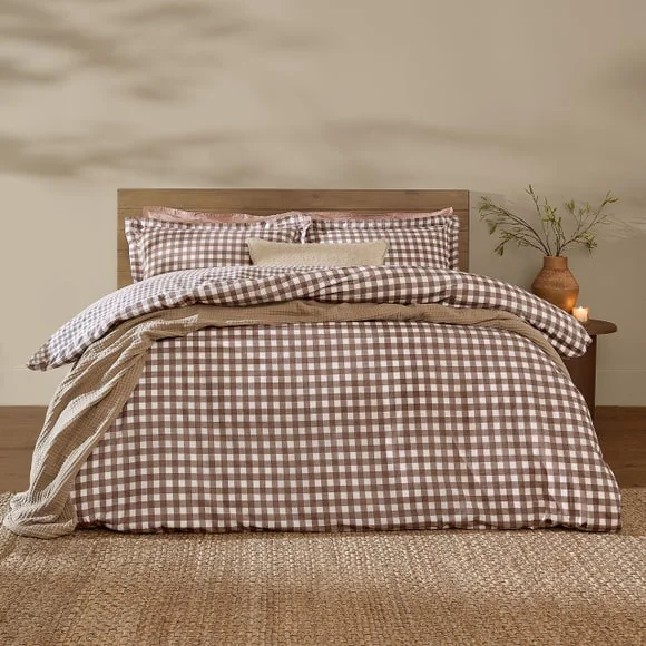 YARD Barton 100% Cotton Duvet Cover & Pillowcase Set – image 1