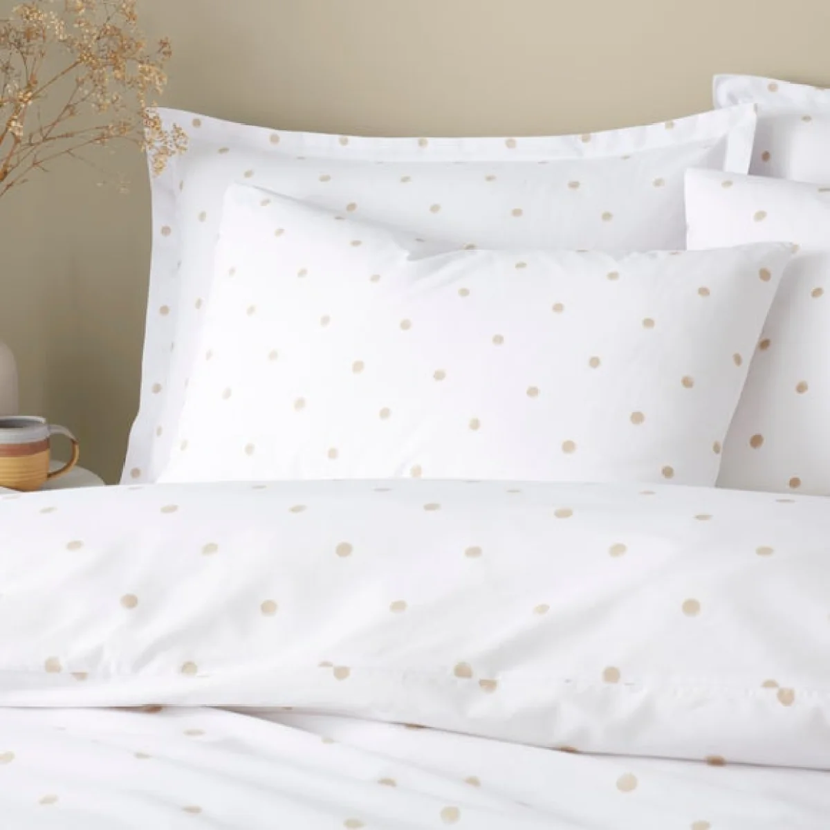 Polka Dots Polycotton Duvet Cover & Pillowcase Set – image 4