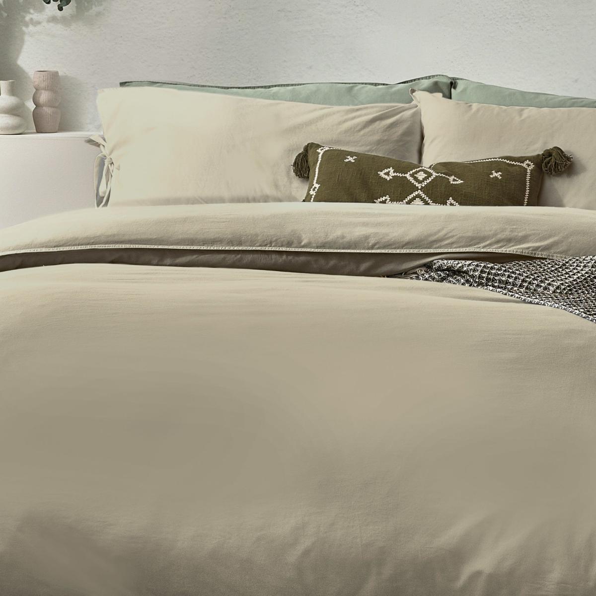 Riviera Yard Mallow Bow Tie Cotton Duvet Cover & Pillowcase Set – image 2