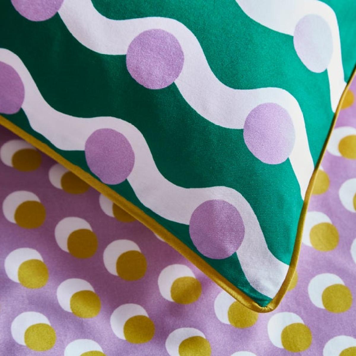 Sophie Robinson Wiggle Dot Duvet Cover & Pillowcase Set – image 6