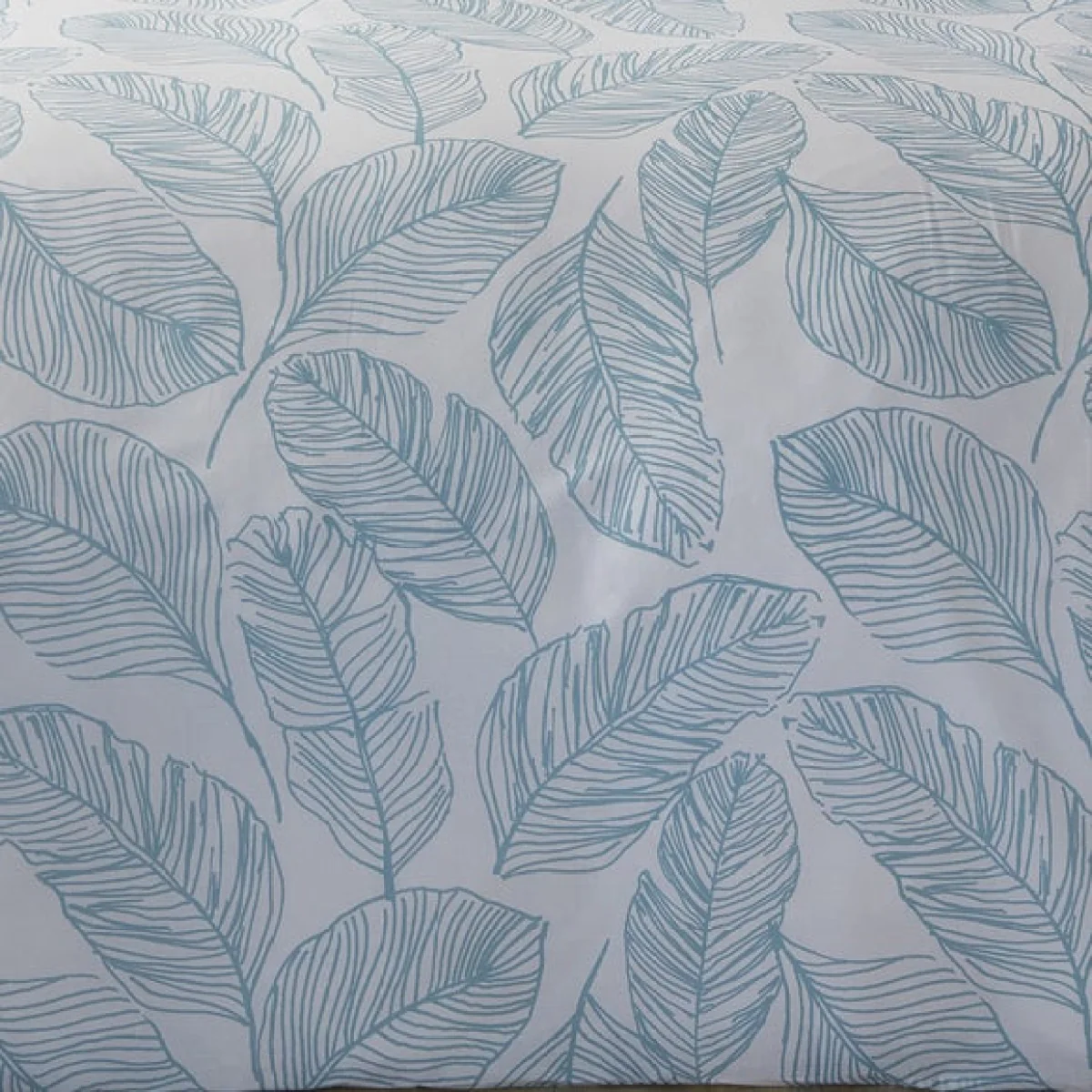 Fusion Matteo Reversible Duvet Cover and Pillowcase Set Duck Egg (Blue) – image 5