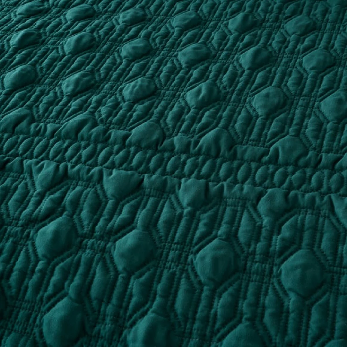 Billie Emerald Duvet Cover and Pillowcase Set Emerald – image 3