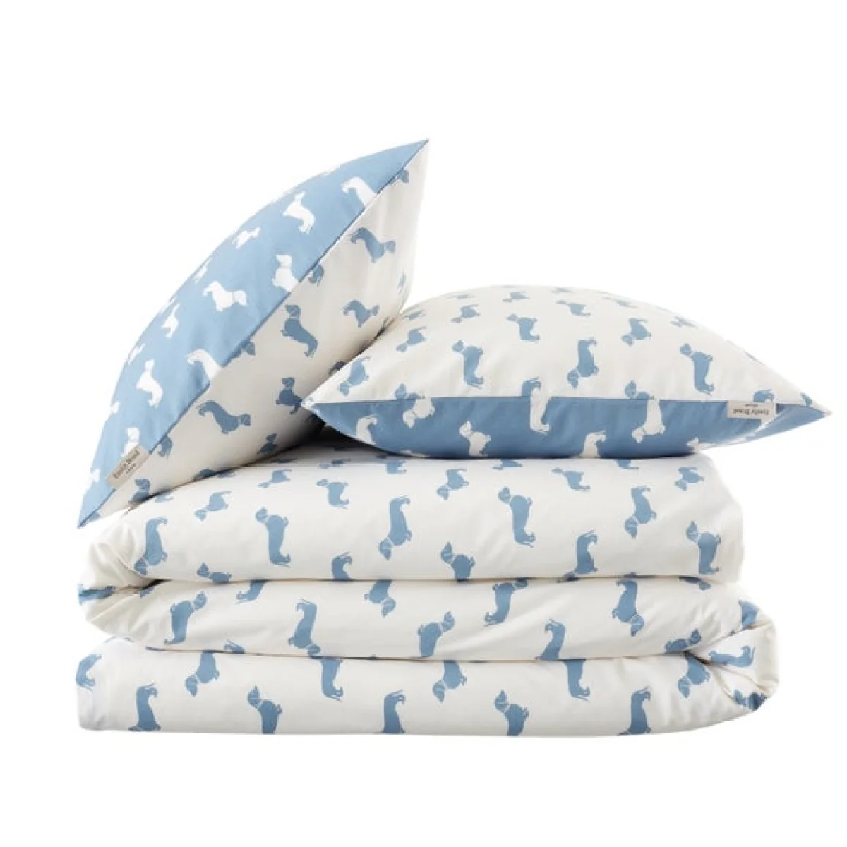 Emily Bond Brushed Peggy Daschund 100% Cotton Duvet Cover & Pillowcase Set – image 6