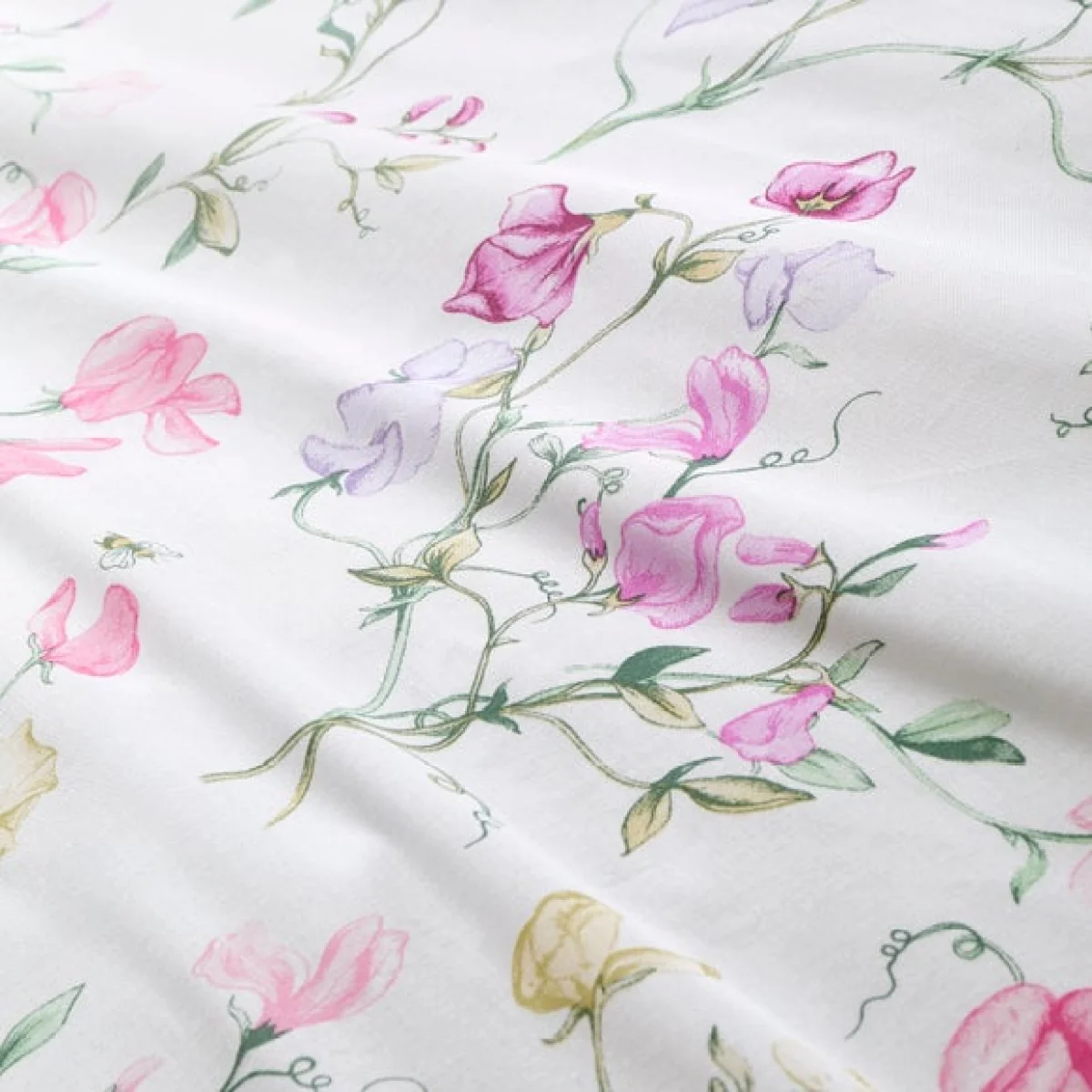 Raya Sweetpea Polycotton Duvet Cover & Pillowcase Set – image 3