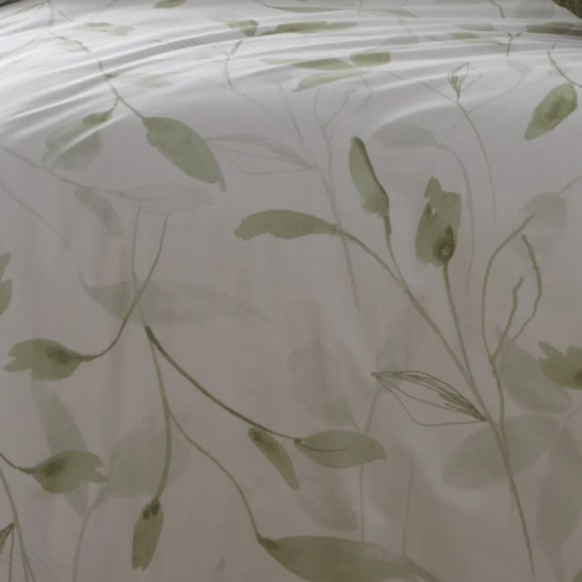 Drift Home Eliza Green Duvet Cover and Pillowcase Set Green – image 3