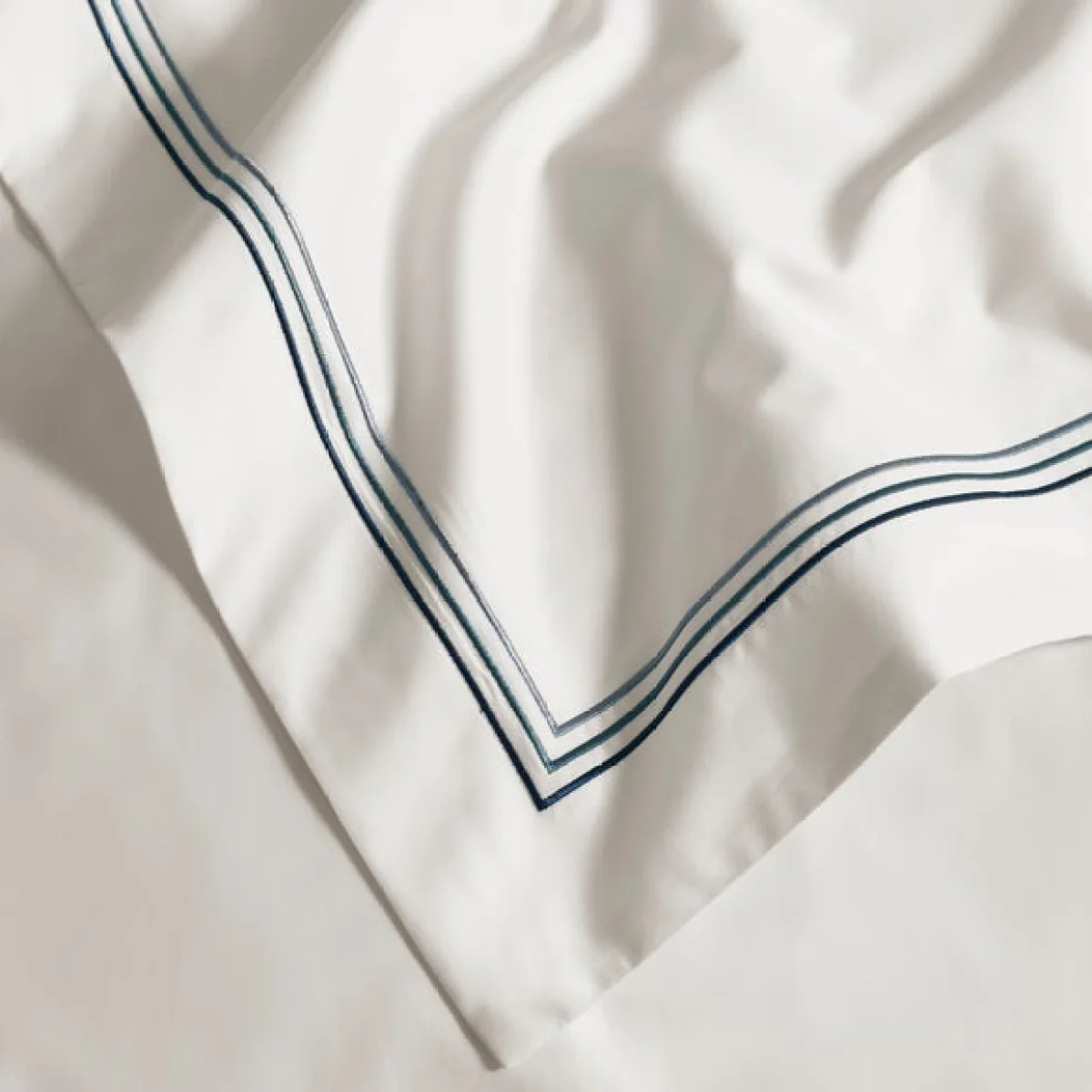 Dorma Rovello Embroidery 100% Cotton Duvet Cover & Pillowcase Set – image 4