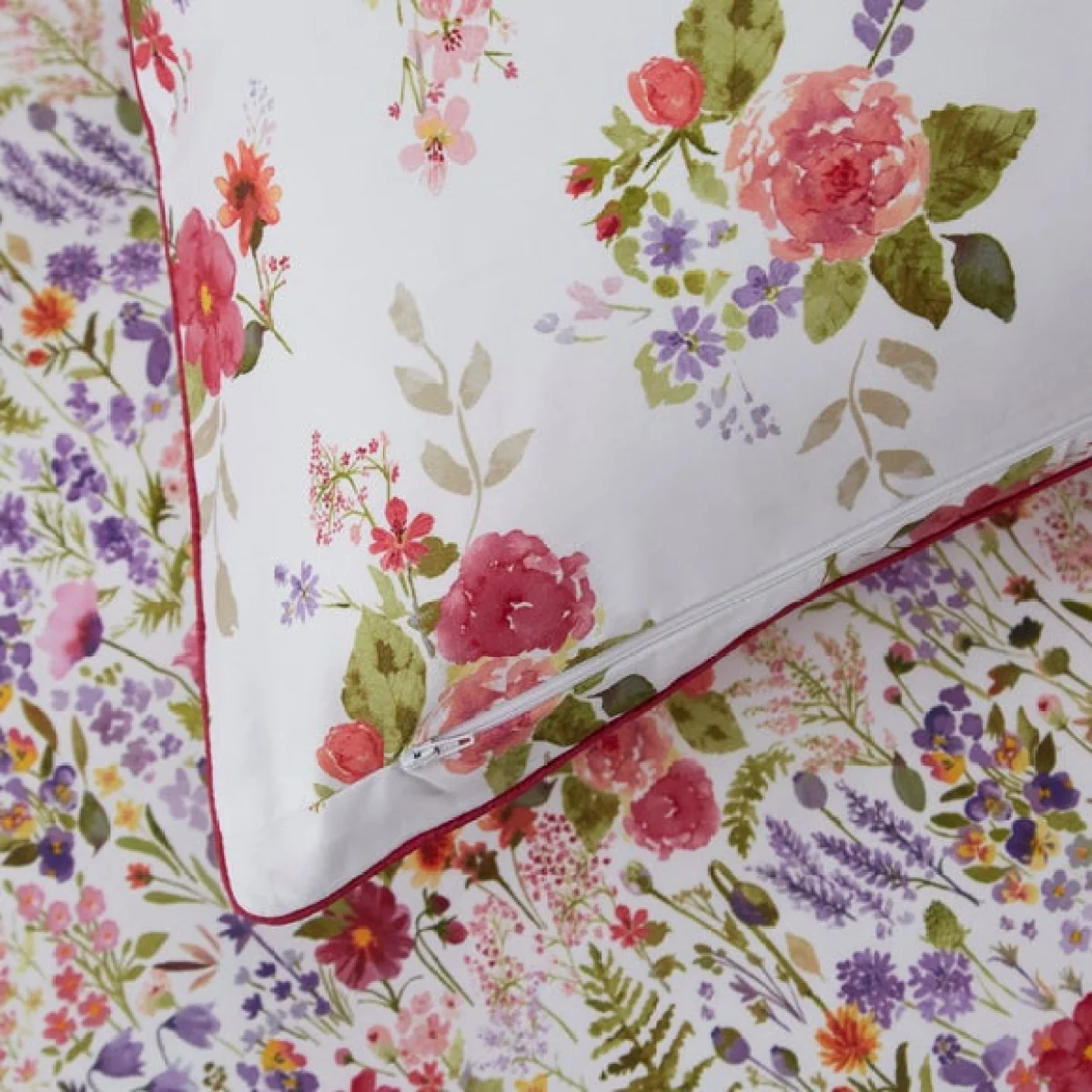 Dorma Modern Ditsy Duvet Cover and Pillowcase Set White – image 7
