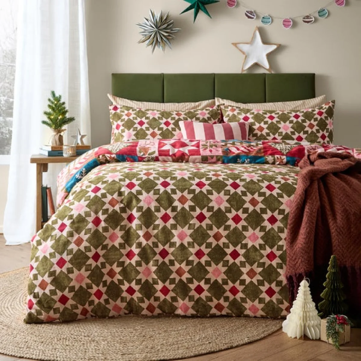 Furn. Fika Brushed Polycotton Duvet Cover & Pillowcase Set – image 2