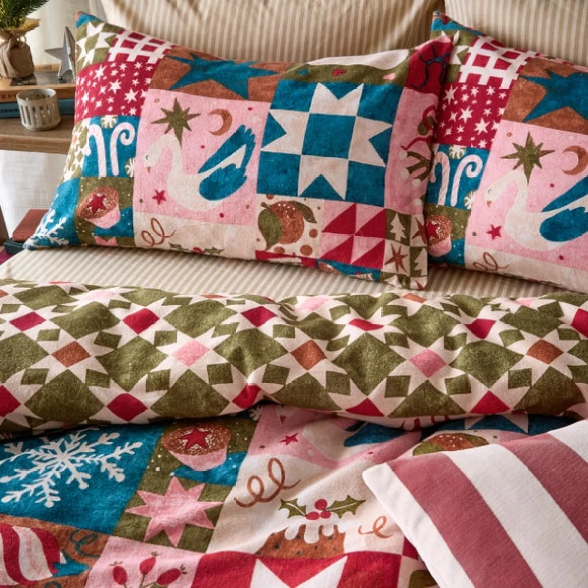 Furn. Fika Brushed Polycotton Duvet Cover & Pillowcase Set – image 3