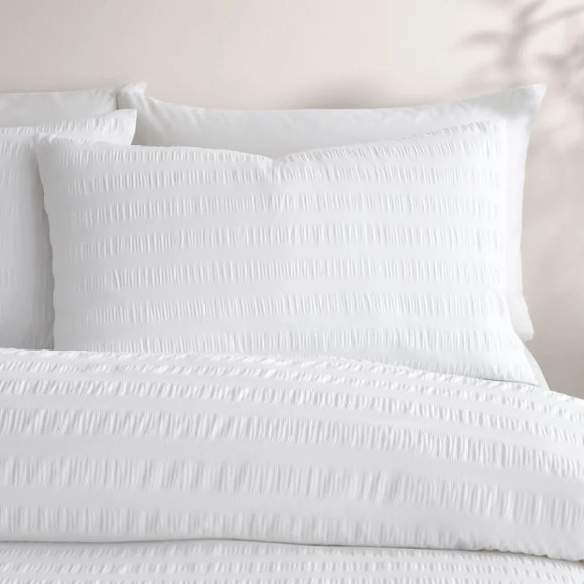 Serene Honely Duvet Cover and Pillowcase Set White – image 2