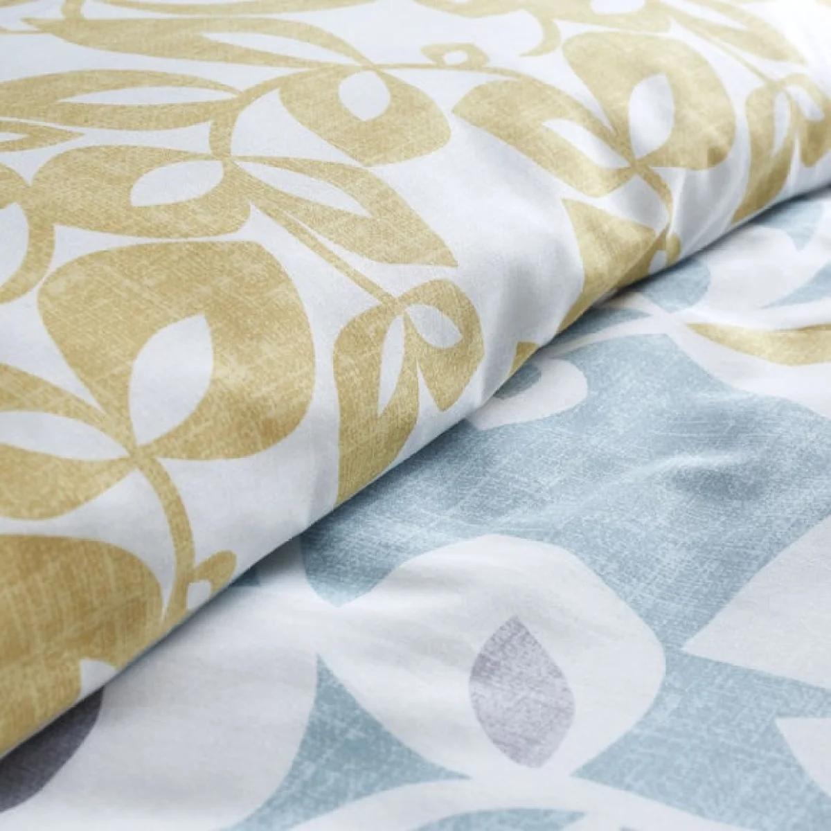 Catherine Lansfield Inga Leaf Teal Reversible Duvet Cover & Pillowcase Set Teal (Blue) – image 3