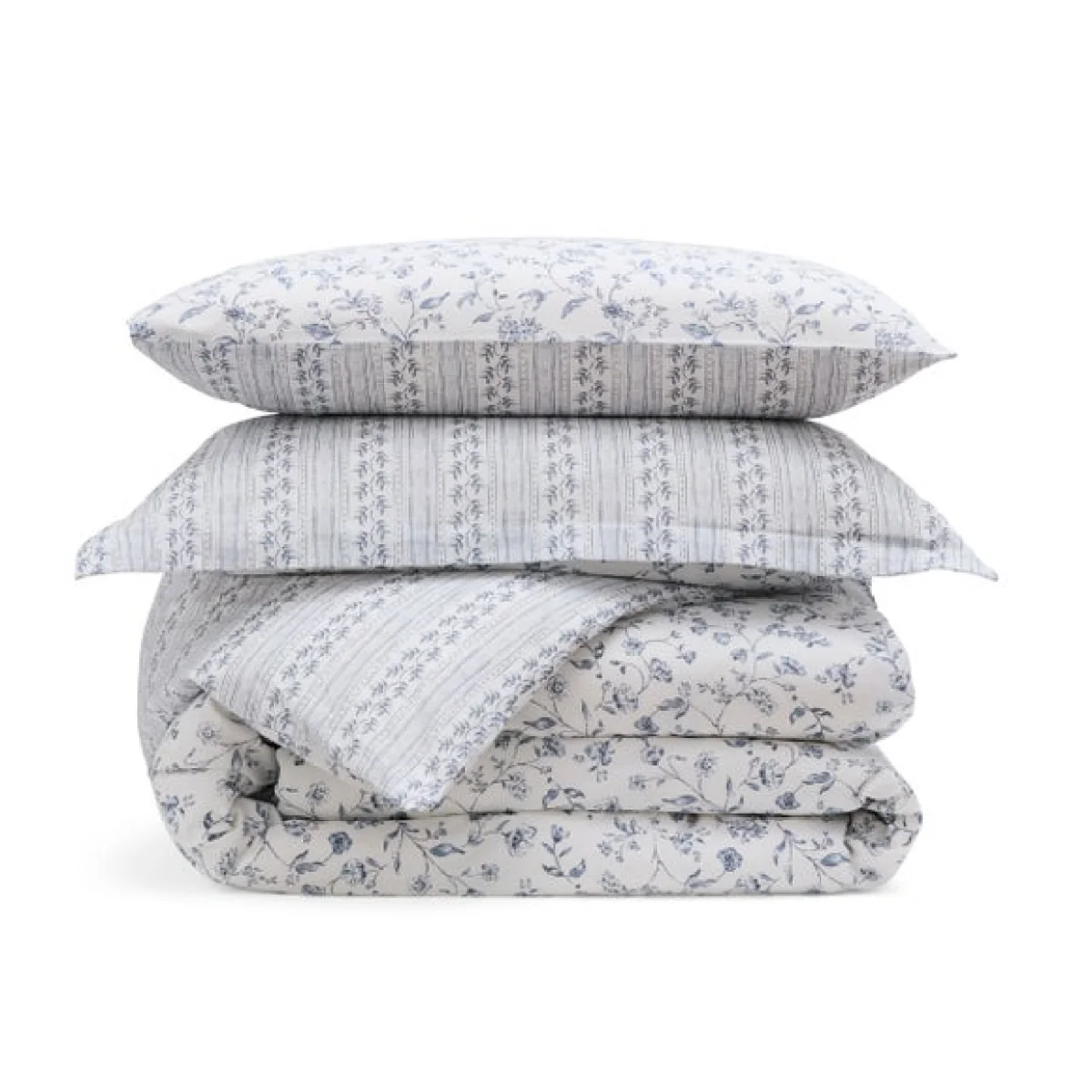 Ember Floral Polycotton Duvet Cover & Pillowcase Set – image 8