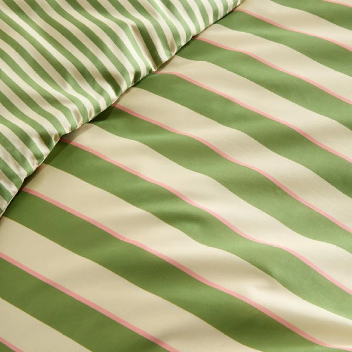 Fusion Bold Stripe Polycotton Duvet Cover & Pillowcase Set – image 3