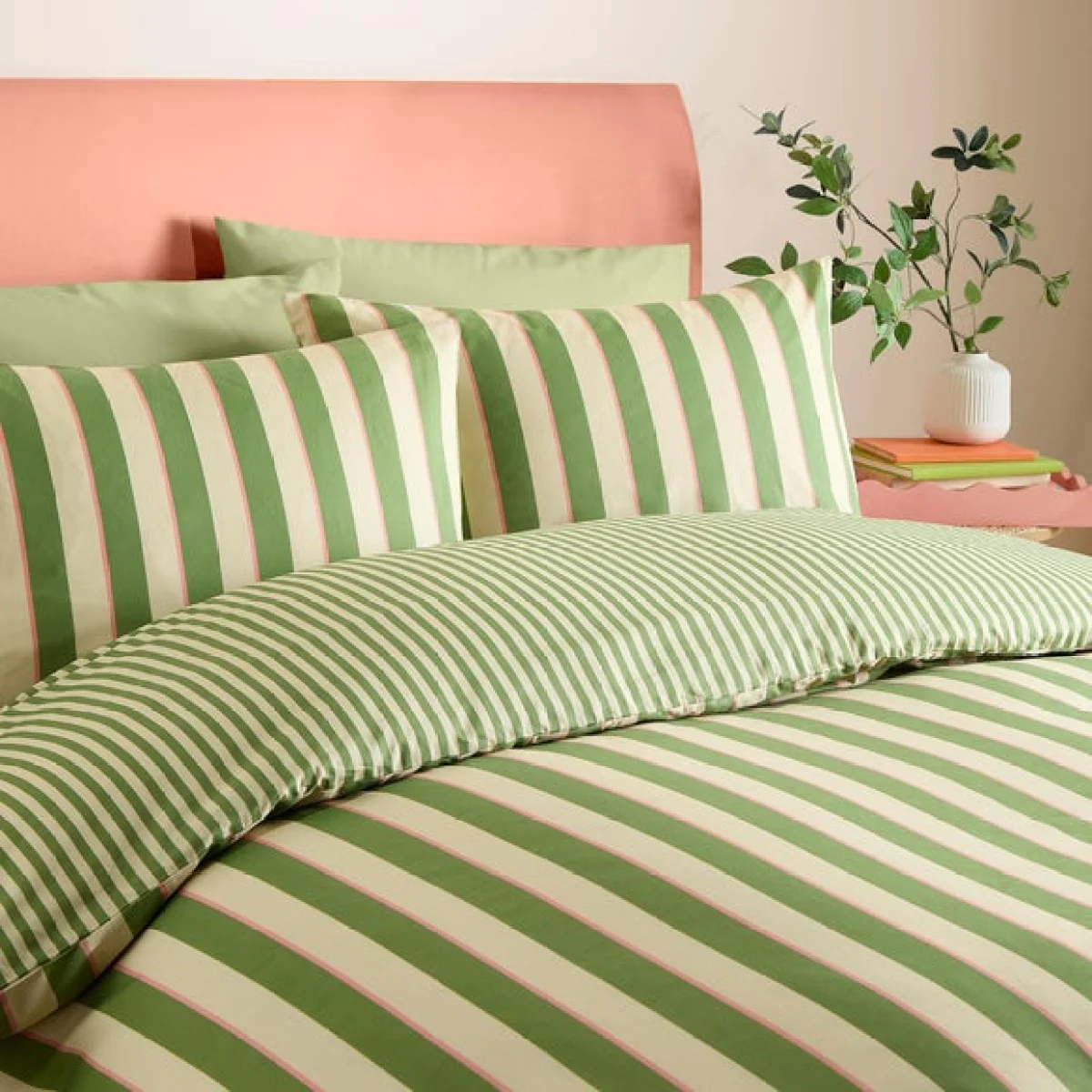 Fusion Bold Stripe Polycotton Duvet Cover & Pillowcase Set – image 4