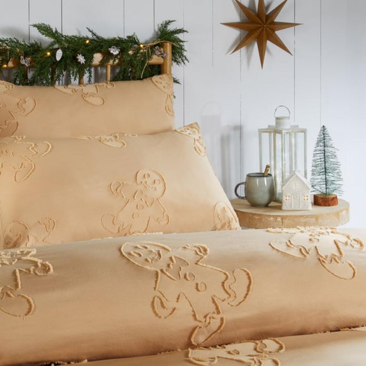 Duvet Day Gingerbread Tufted Duvet Cover and Pillowcase Set – image 2