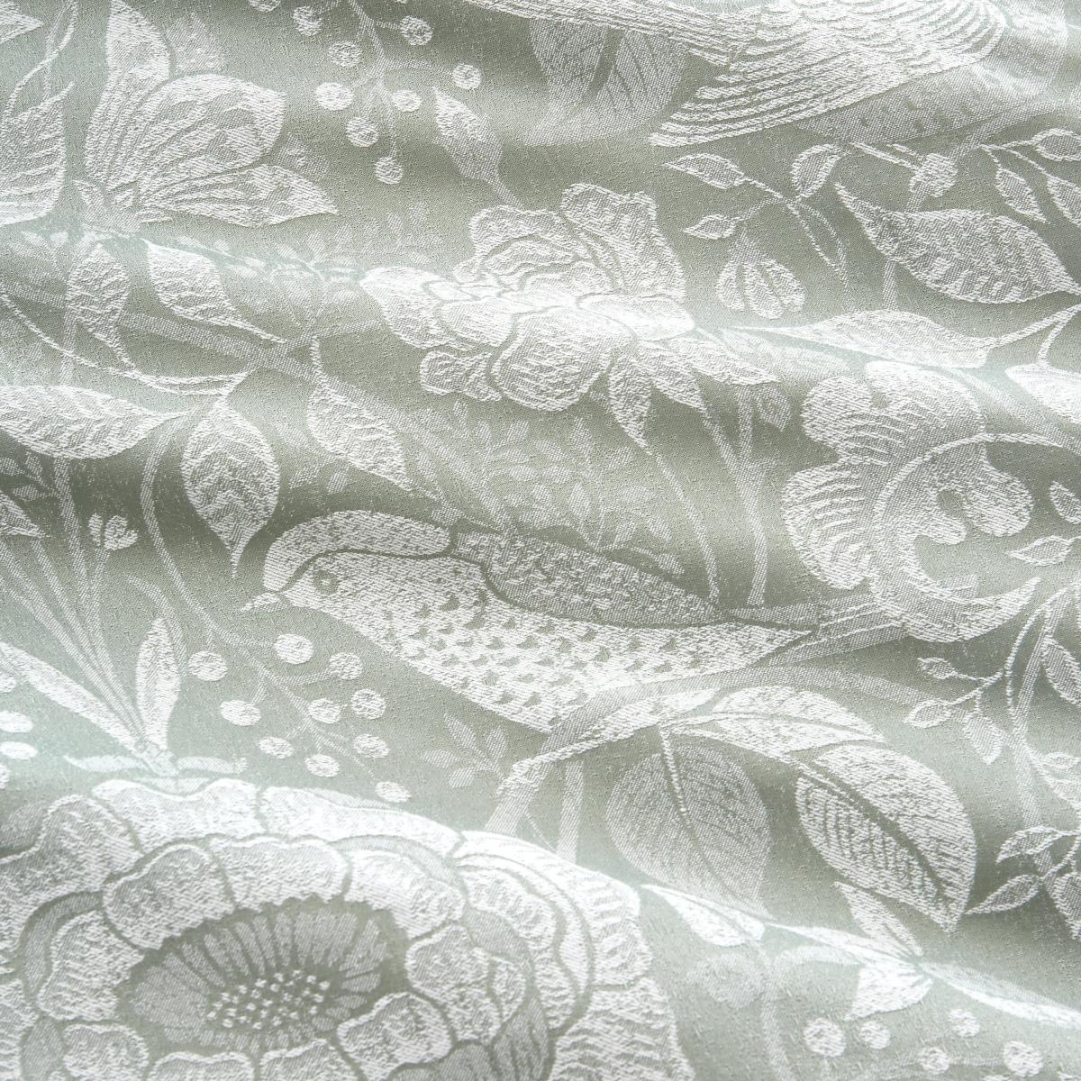 Kehlani Birds Jacquard Silver Duvet Cover and Pillowcase Set Silver – image 4