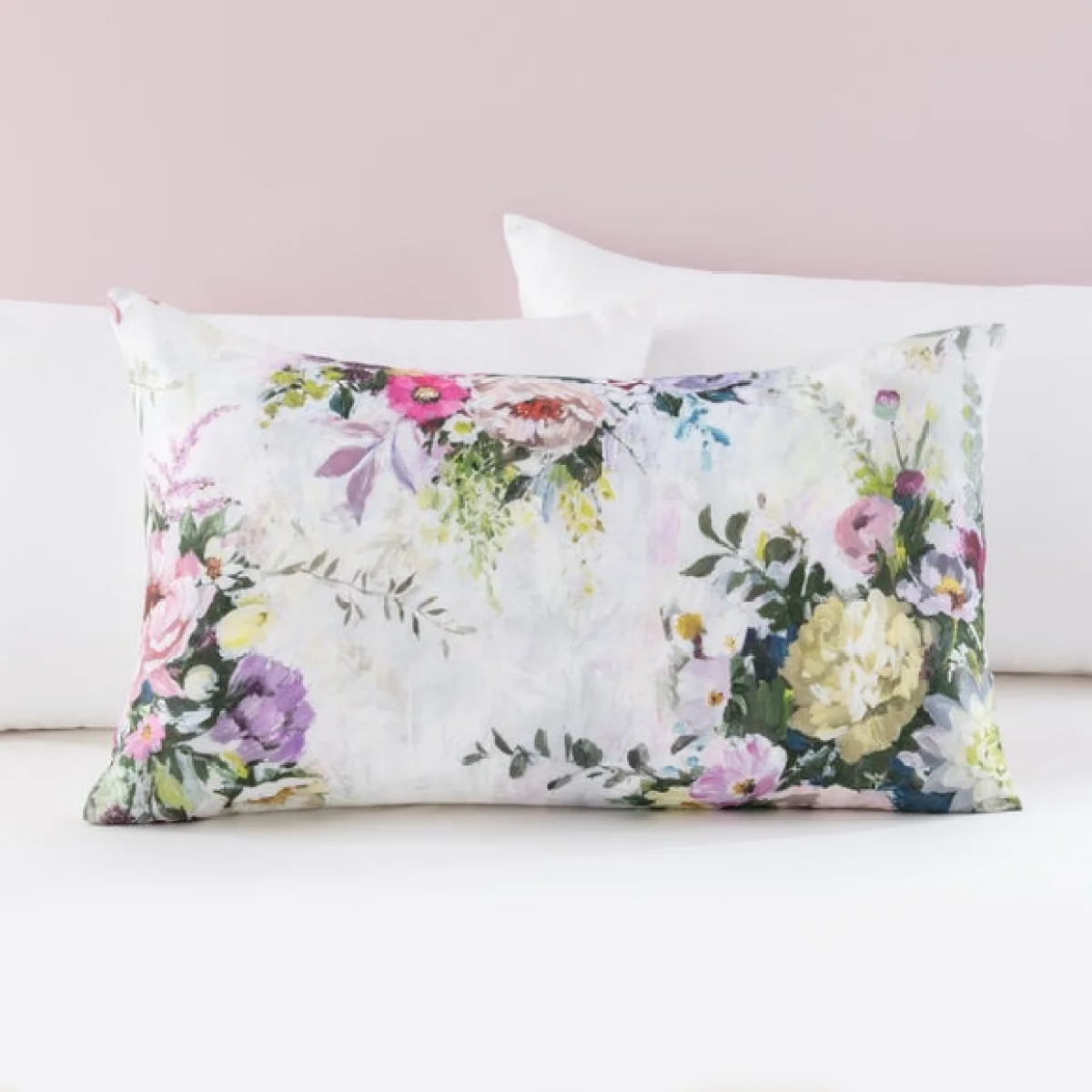 Kinsley Floral Cotton Duvet Cover and Pillowcase Set MultiColoured – image 2