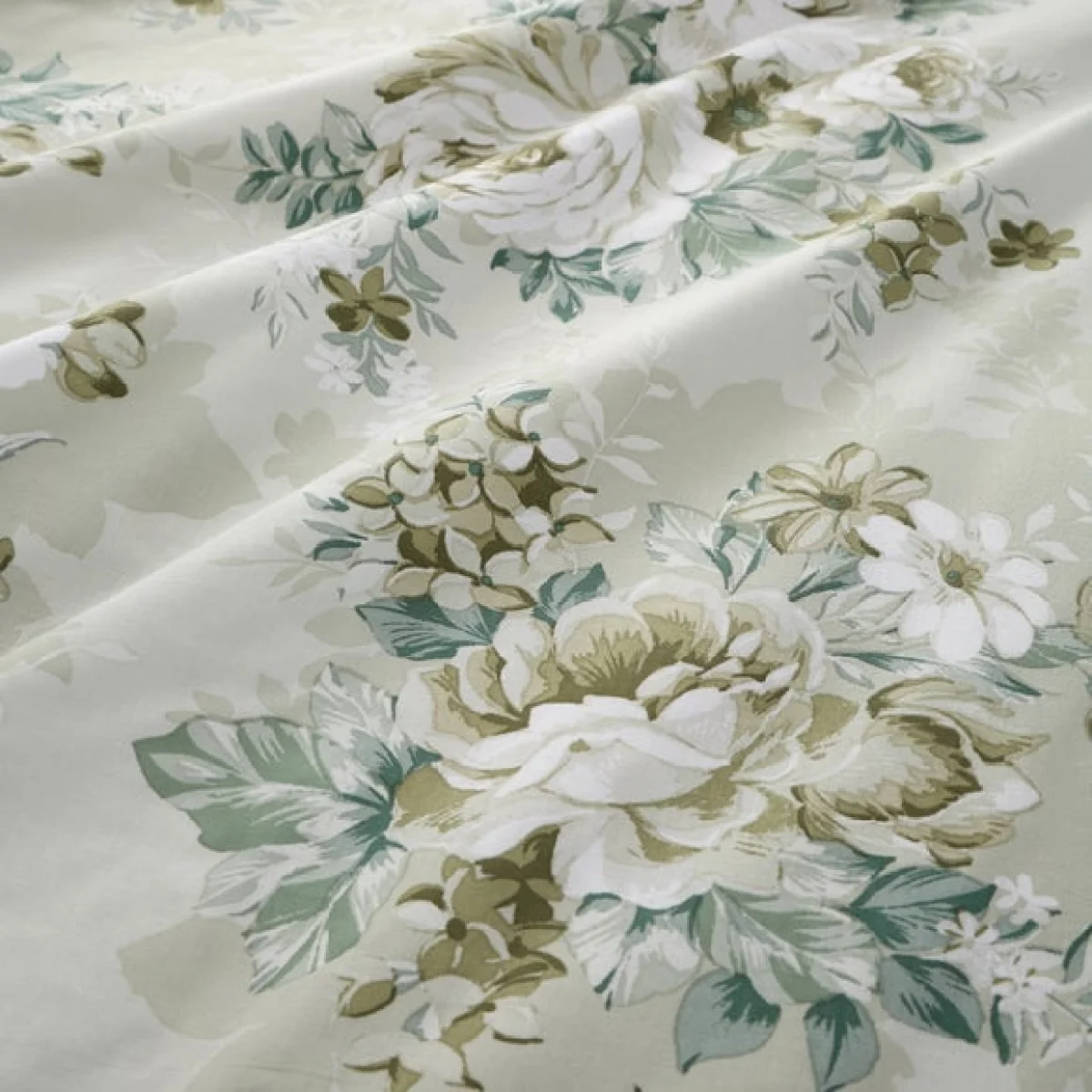 Darla Floral Sage Duvet Cover and Pillowcase Set Sage (Green) – image 4