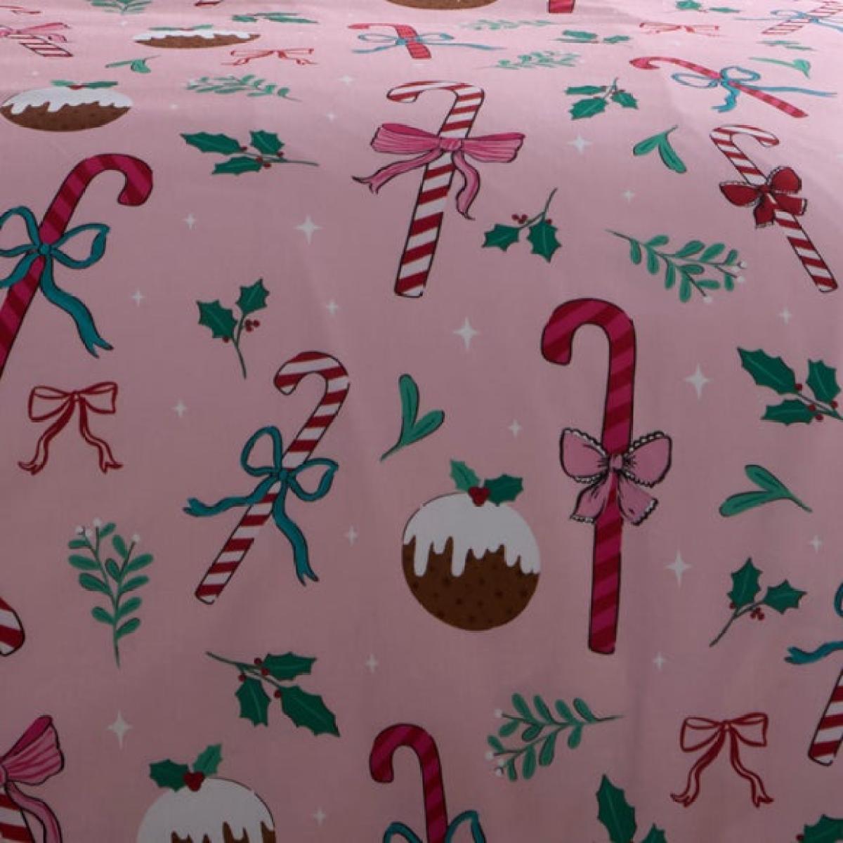 Fusion Festive Fancy Polycotton Duvet Cover & Pillowcase Set – image 3
