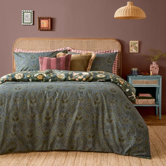 Furn. Ember Polycotton Duvet Cover & Pillowcase Set – image 2
