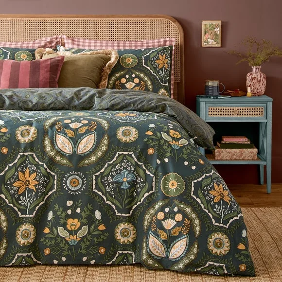 Furn. Ember Polycotton Duvet Cover & Pillowcase Set – image 4