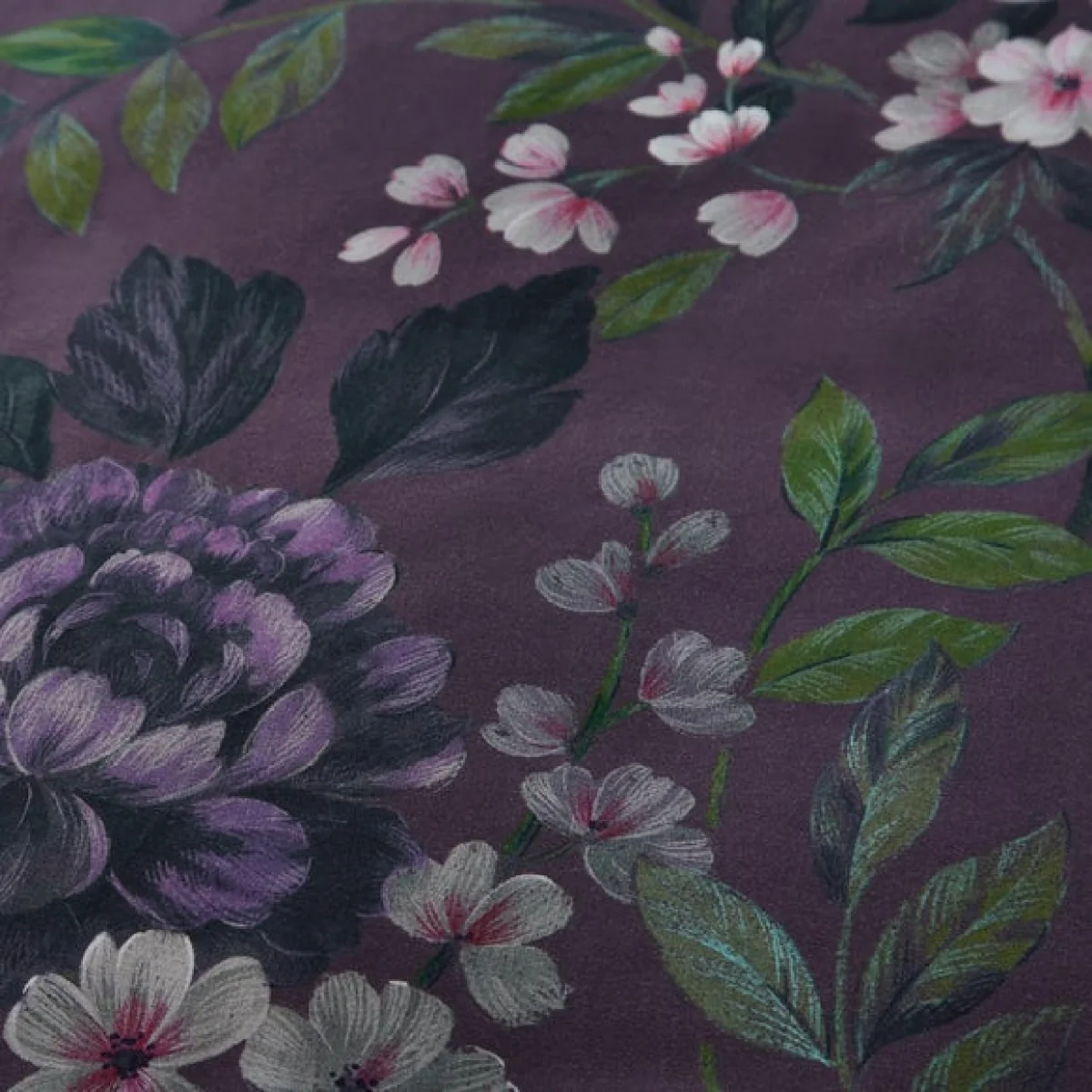 Dorma Giverny Damson Duvet Cover and Pillowcase Set Damson (Purple) – image 4