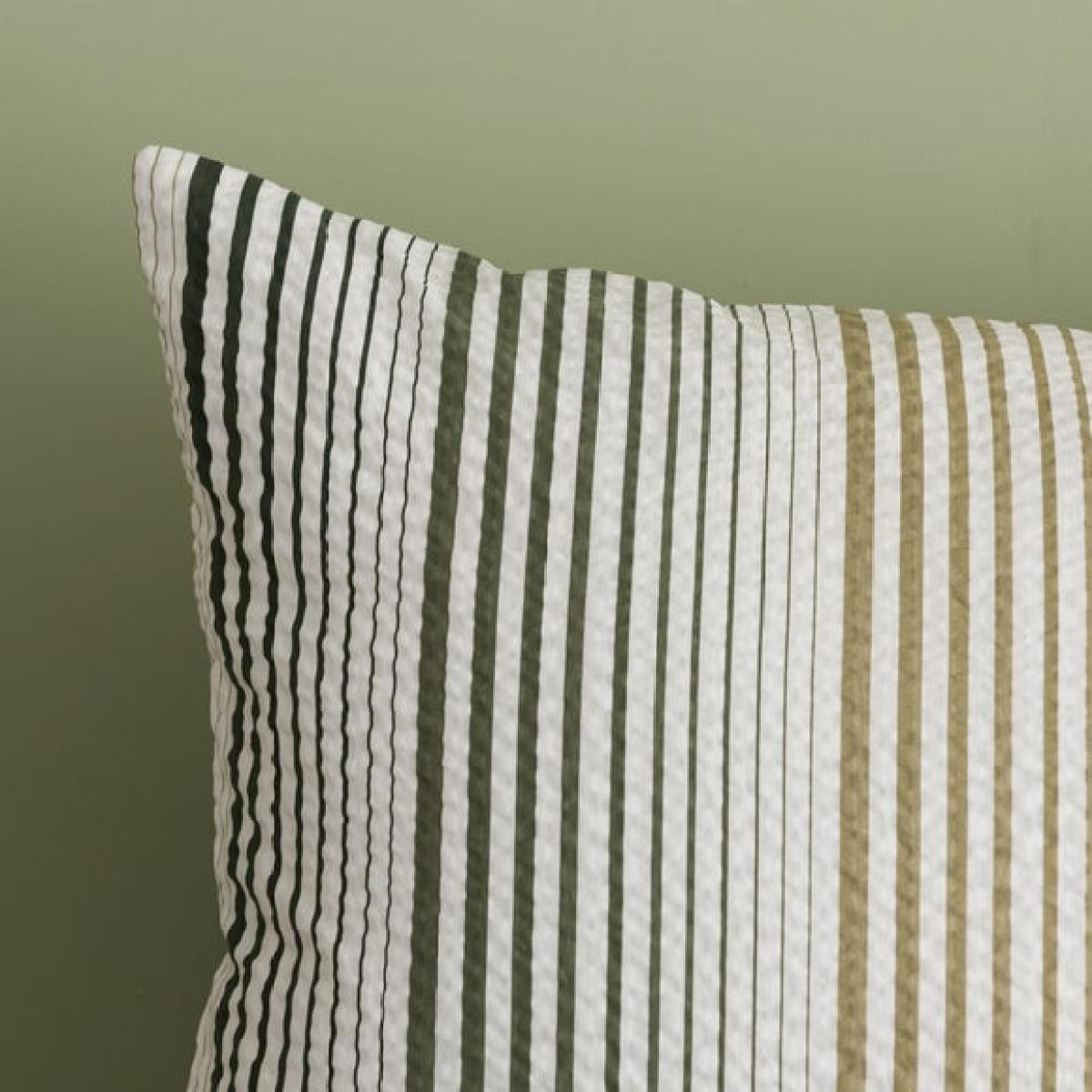 Sway Seersucker 100% Cotton Duvet Cover and Pillowcase Set – image 3