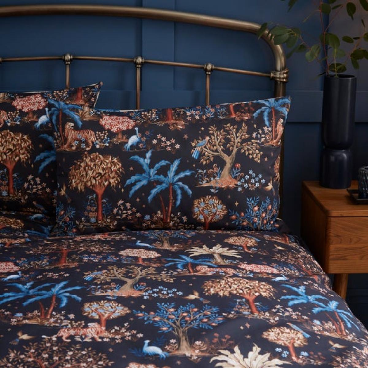 Folk Trees Polycotton Duvet Cover & Pillowcase Set – image 6
