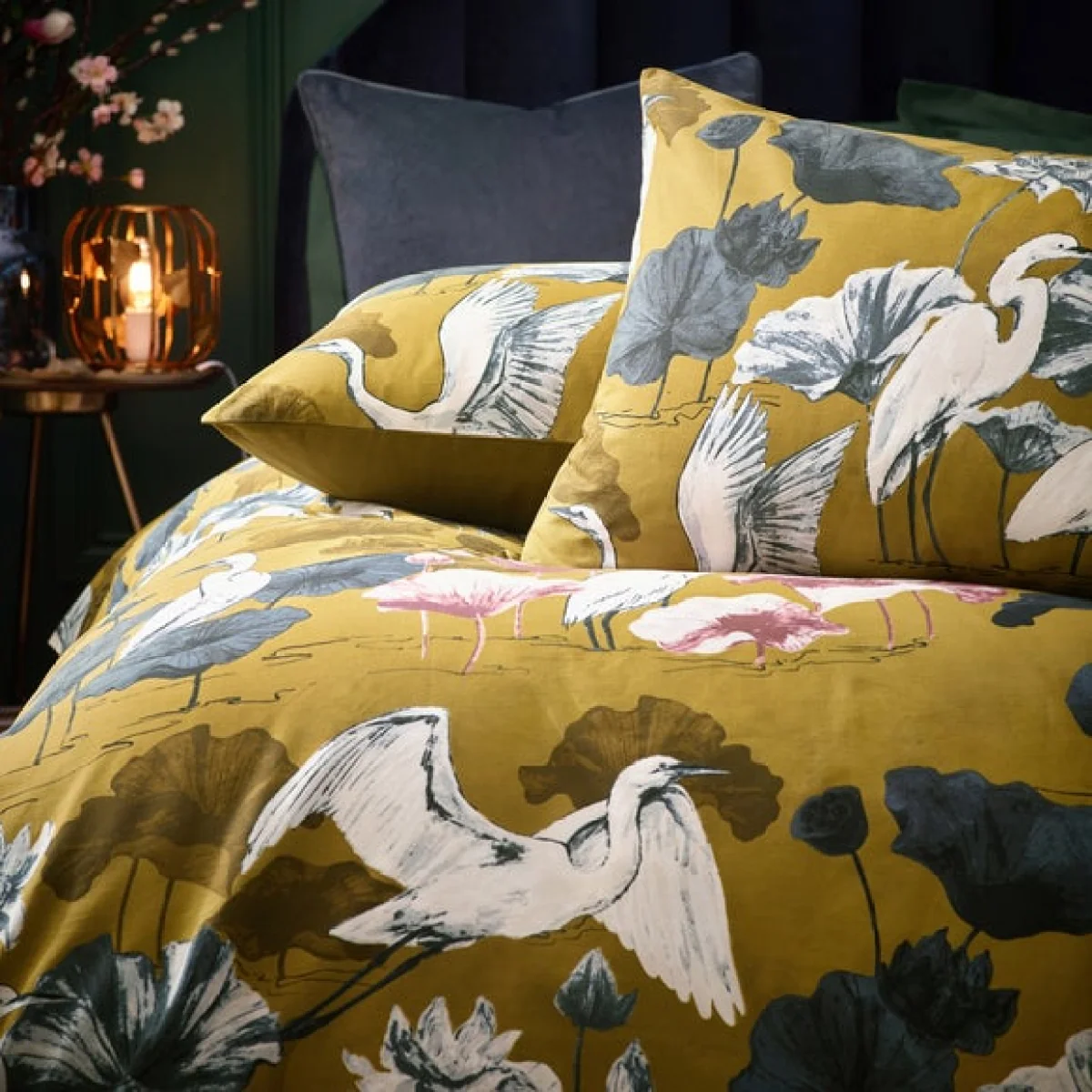 Wylder Tropics Kushiro Coral Duvet Cover & Pillowcase Set Coral – image 3