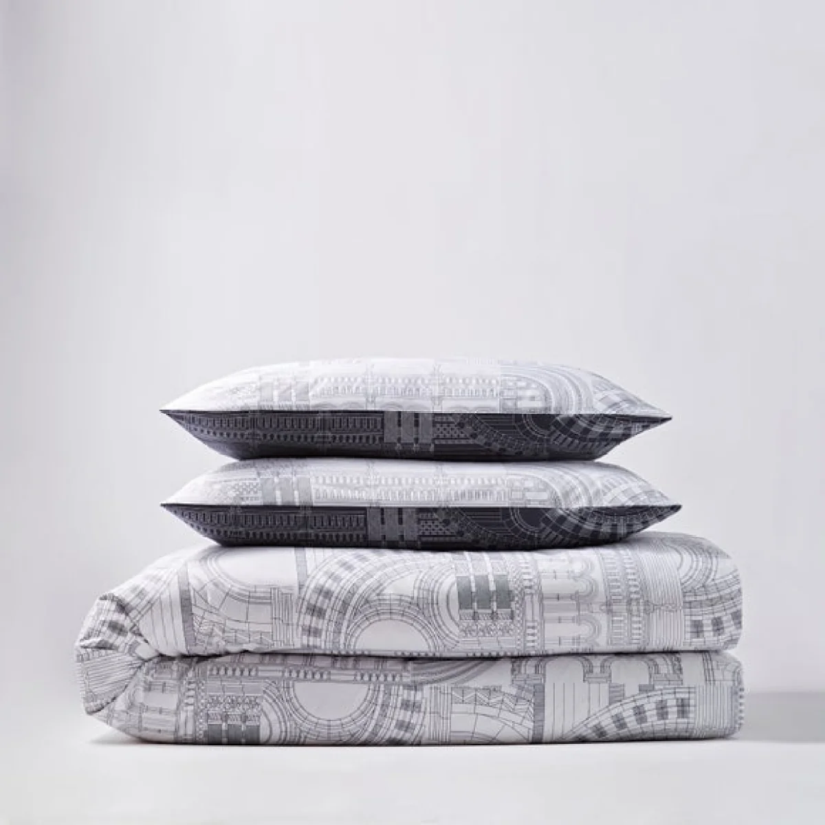 Waterhouse Charcoal Duvet Cover and Pillowcase Set Charcoal – image 8