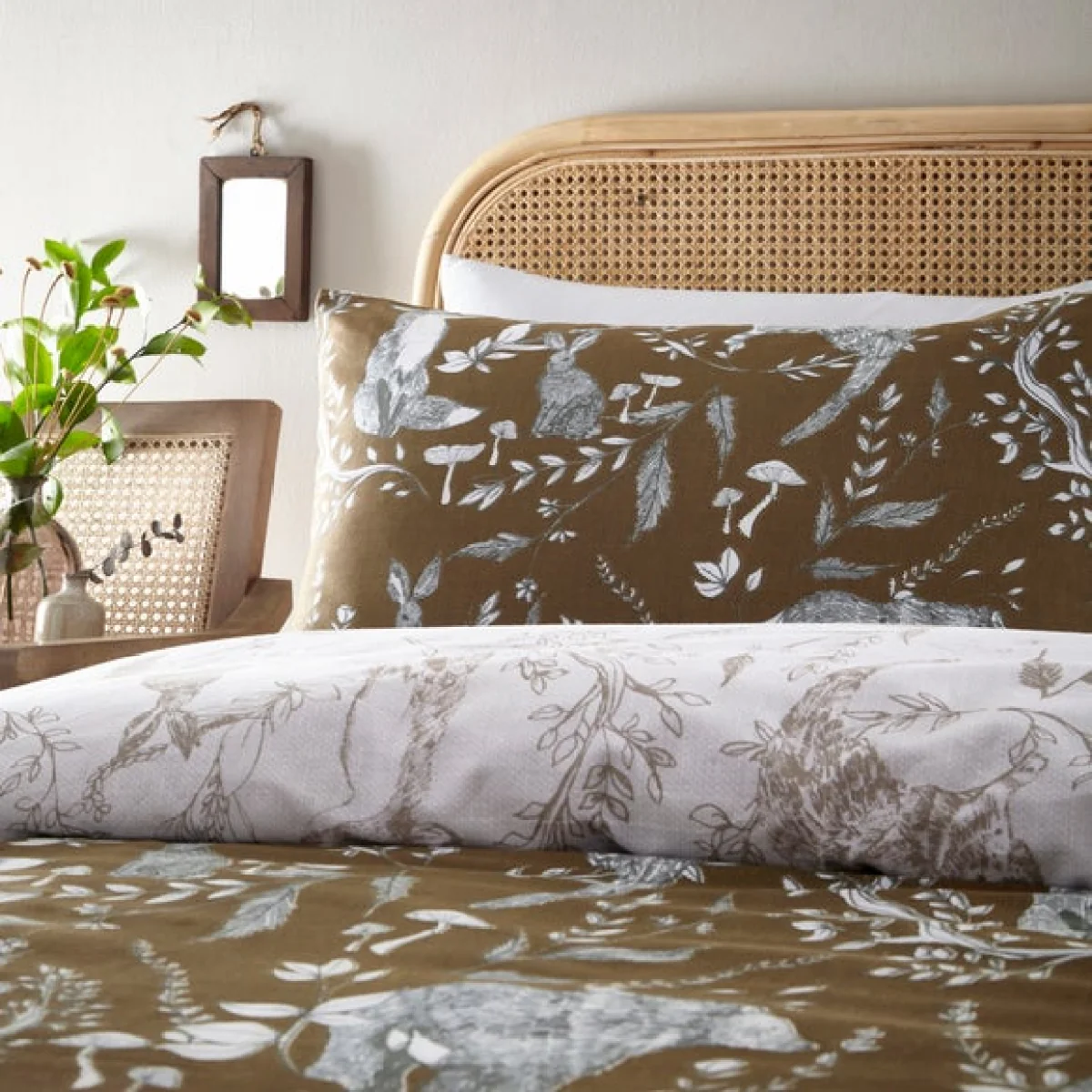 furn. Buckthorn Duvet Cover Set Amber Amber – image 4
