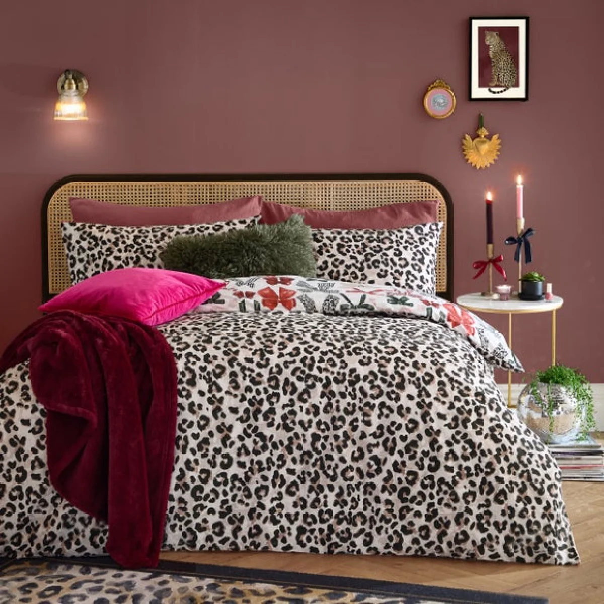 Furn. Mila Bows Brushed Polycotton Duvet Cover & Pillowcase Set – image 2