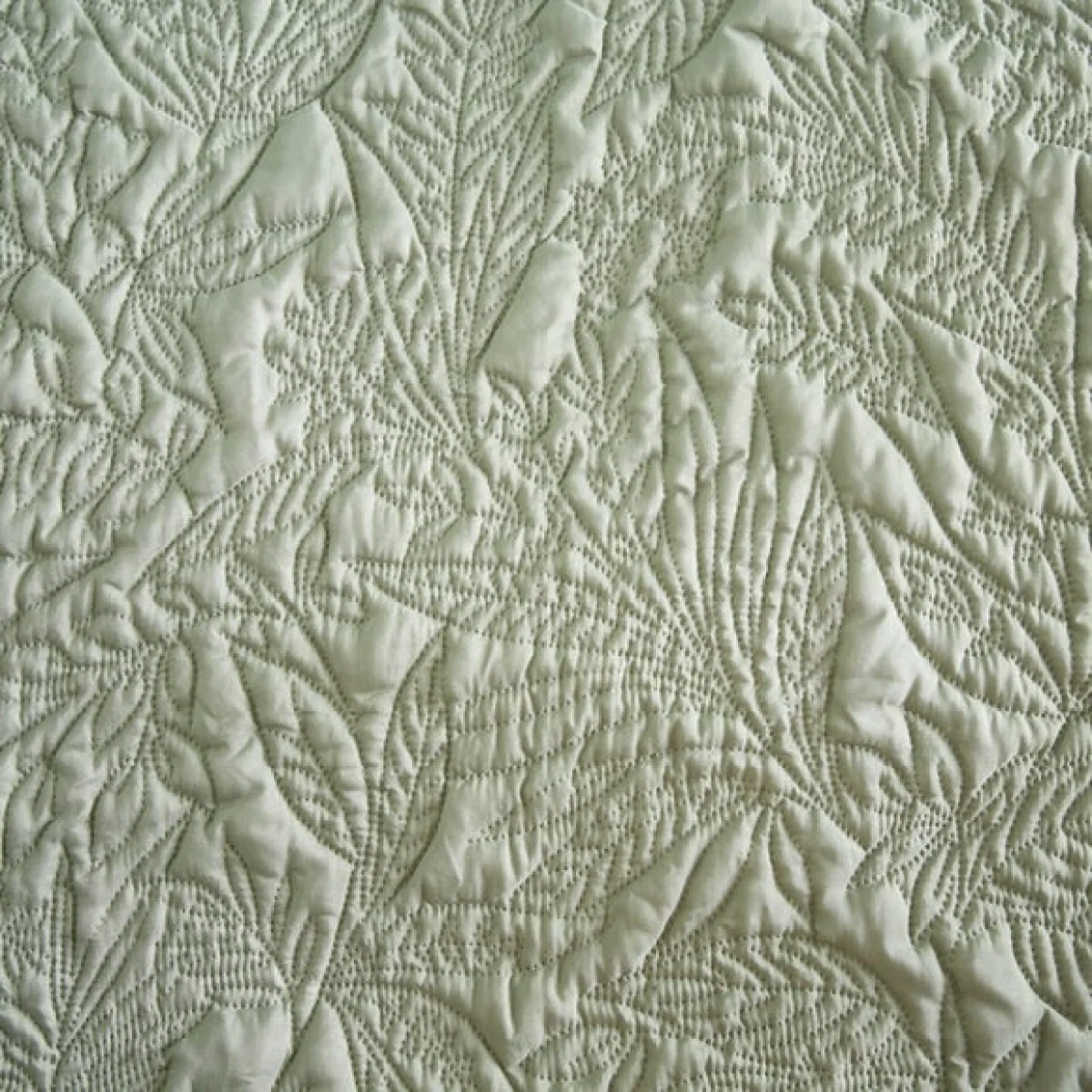 Filey Leaf Sage Duvet Cover and Pillowcase Set Sage (Green) – image 4