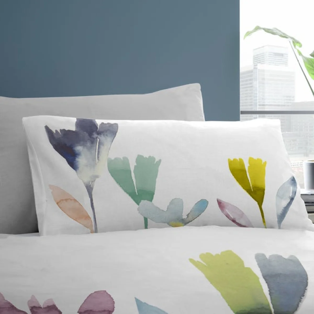 Pollensa Floral Duvet Cover and Pillowcase Set MultiColoured – image 2