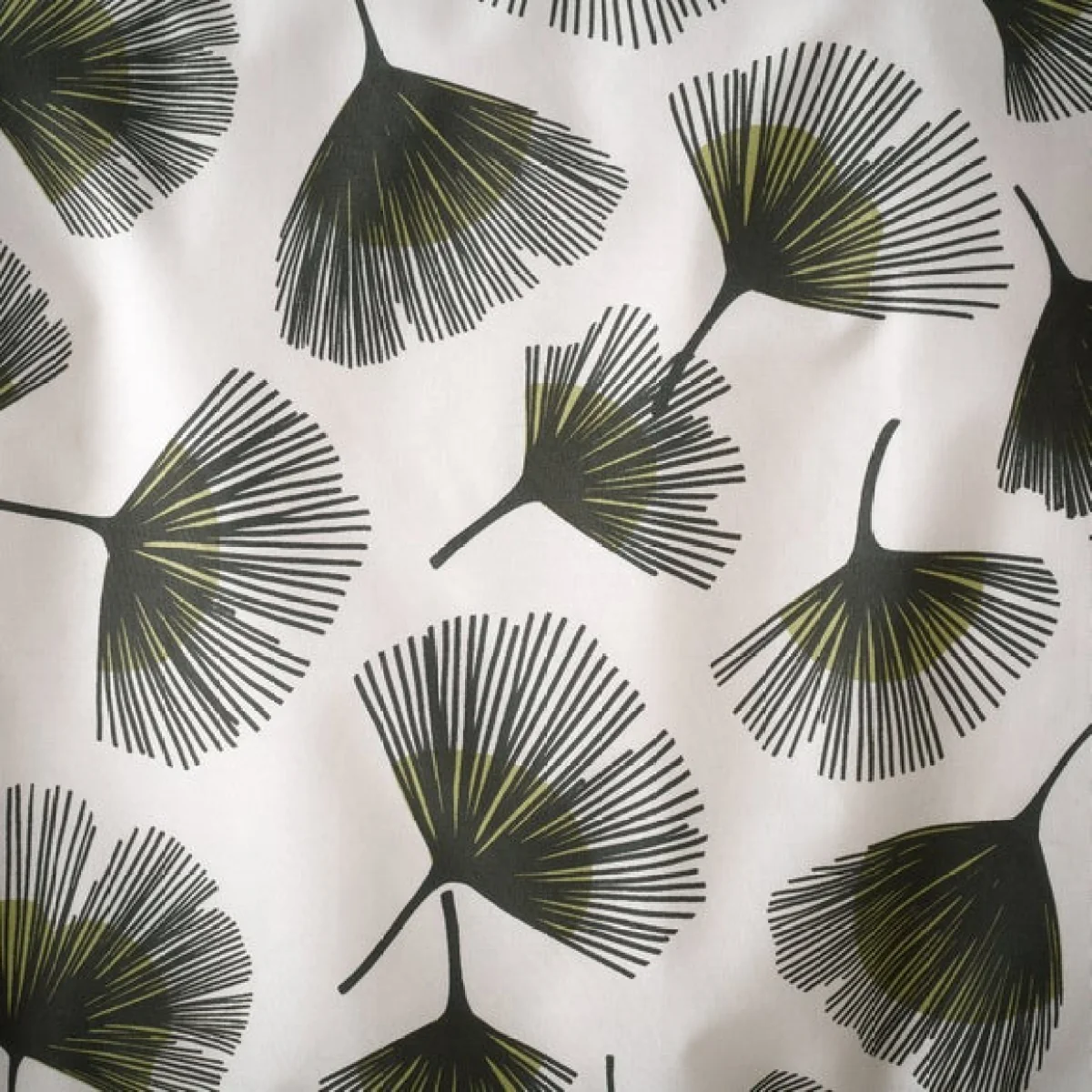 Modern Ginko Fern Duvet Cover and Pillowcase Set Fern (Green) – image 5
