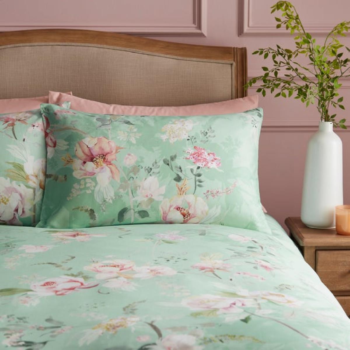 Melody 100% Cotton Sateen Duvet Cover & Pillowcase Set – image 4