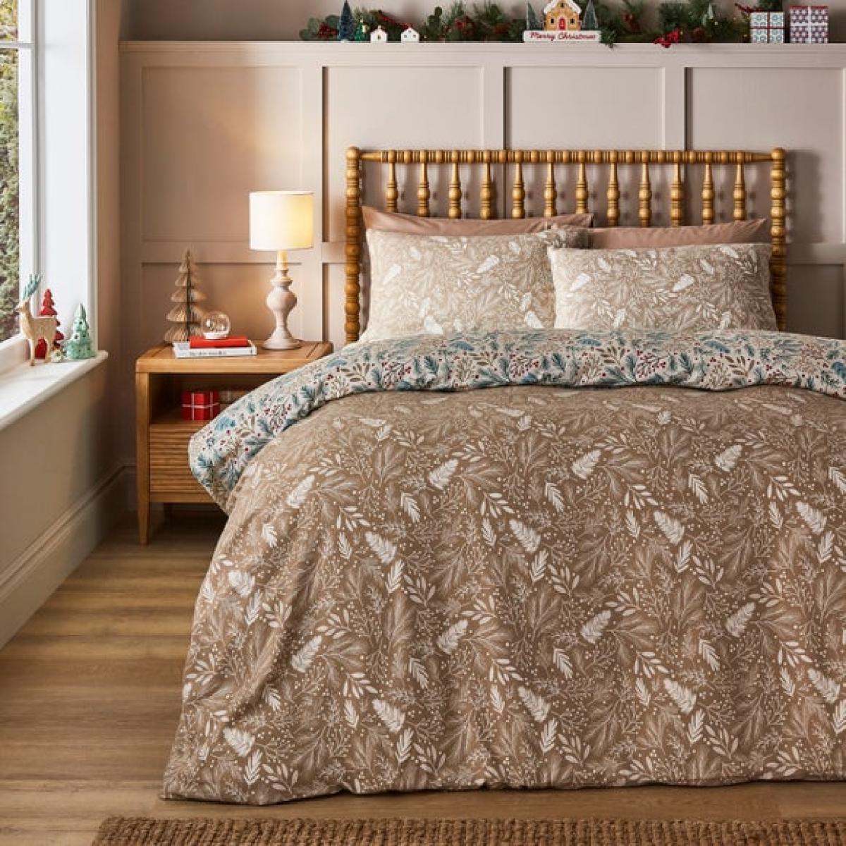 Winter Berries Brushed Cotton Duvet Cover & Pillowcase Set – image 2