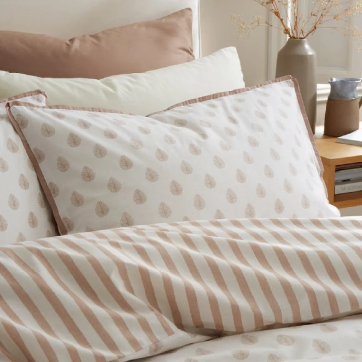 Emily Bond Jaipur Leaves 100% Cotton Duvet Cover & Pillowcase Set – image 5
