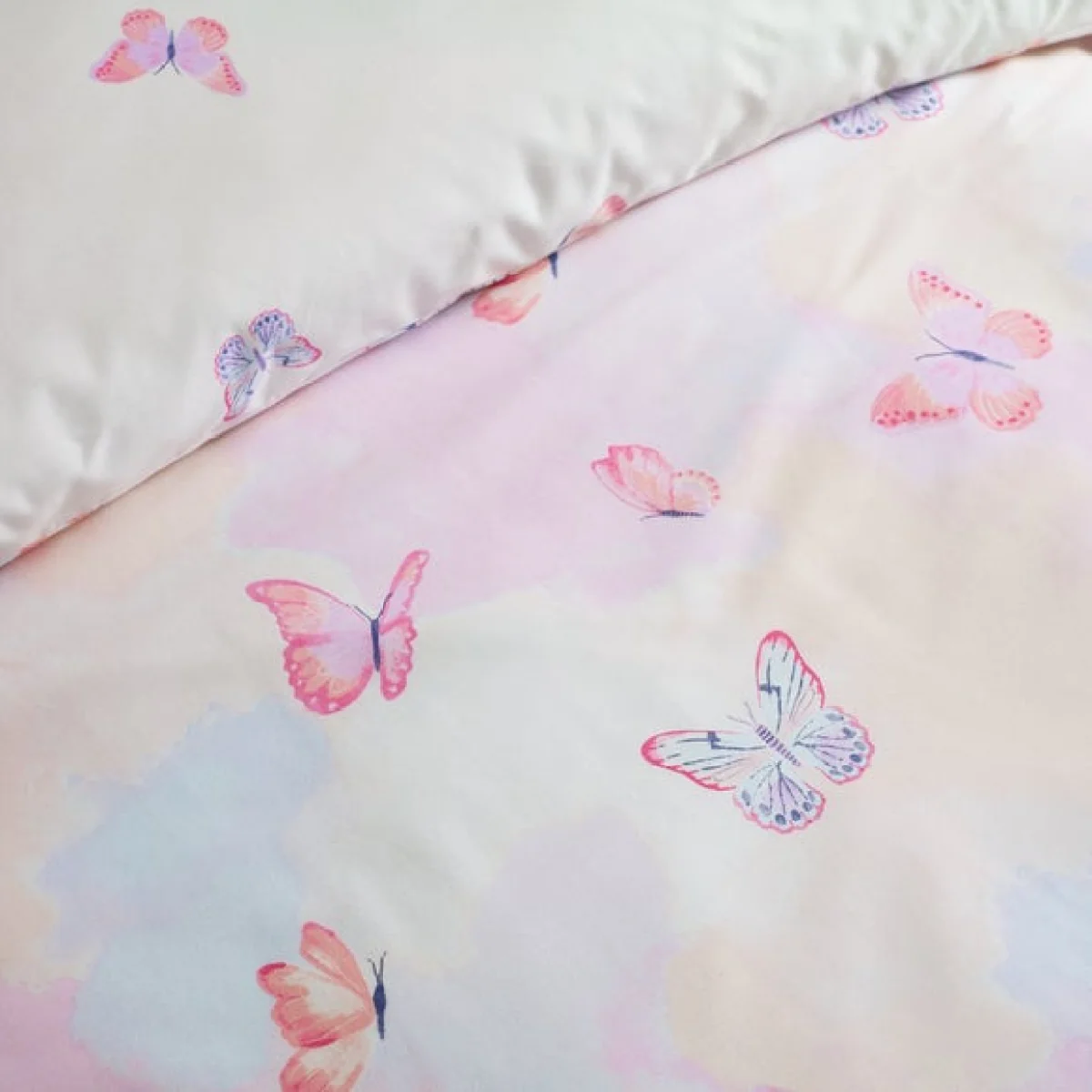 Catherine Lansfield Ombre Butterflies Duvet Cover & Pillowcase Set – image 4