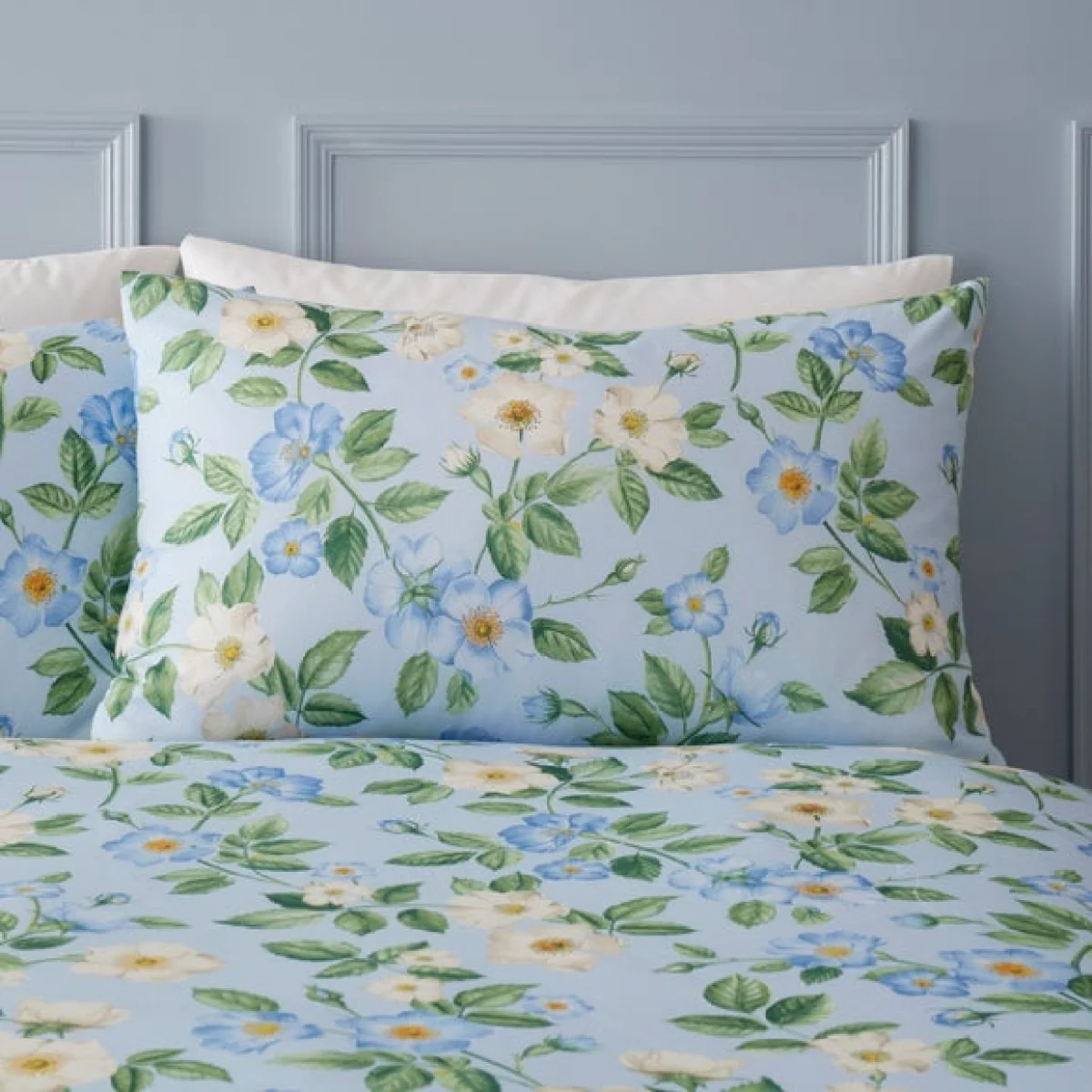 Blossom Floral Polycotton Duvet Cover & Pillowcase Set – image 5