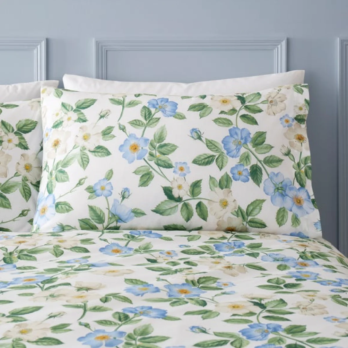 Blossom Floral Polycotton Duvet Cover & Pillowcase Set – image 6