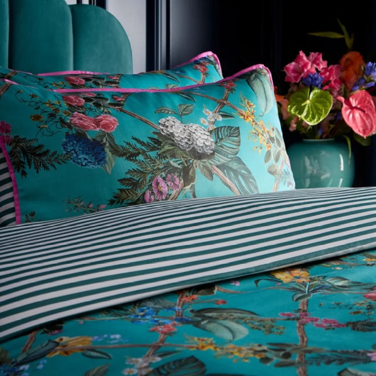 Laurence Llewelyn-Bowen Cotswold Fantasia 100% Cotton Duvet Cover & Pillowcase Set – image 2