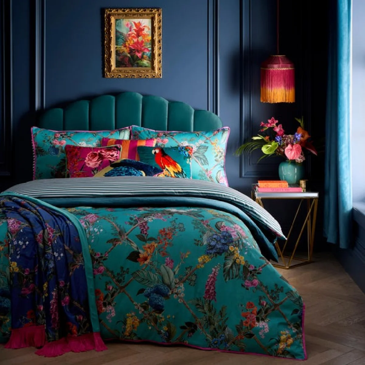 Laurence Llewelyn-Bowen Cotswold Fantasia 100% Cotton Duvet Cover & Pillowcase Set – image 4