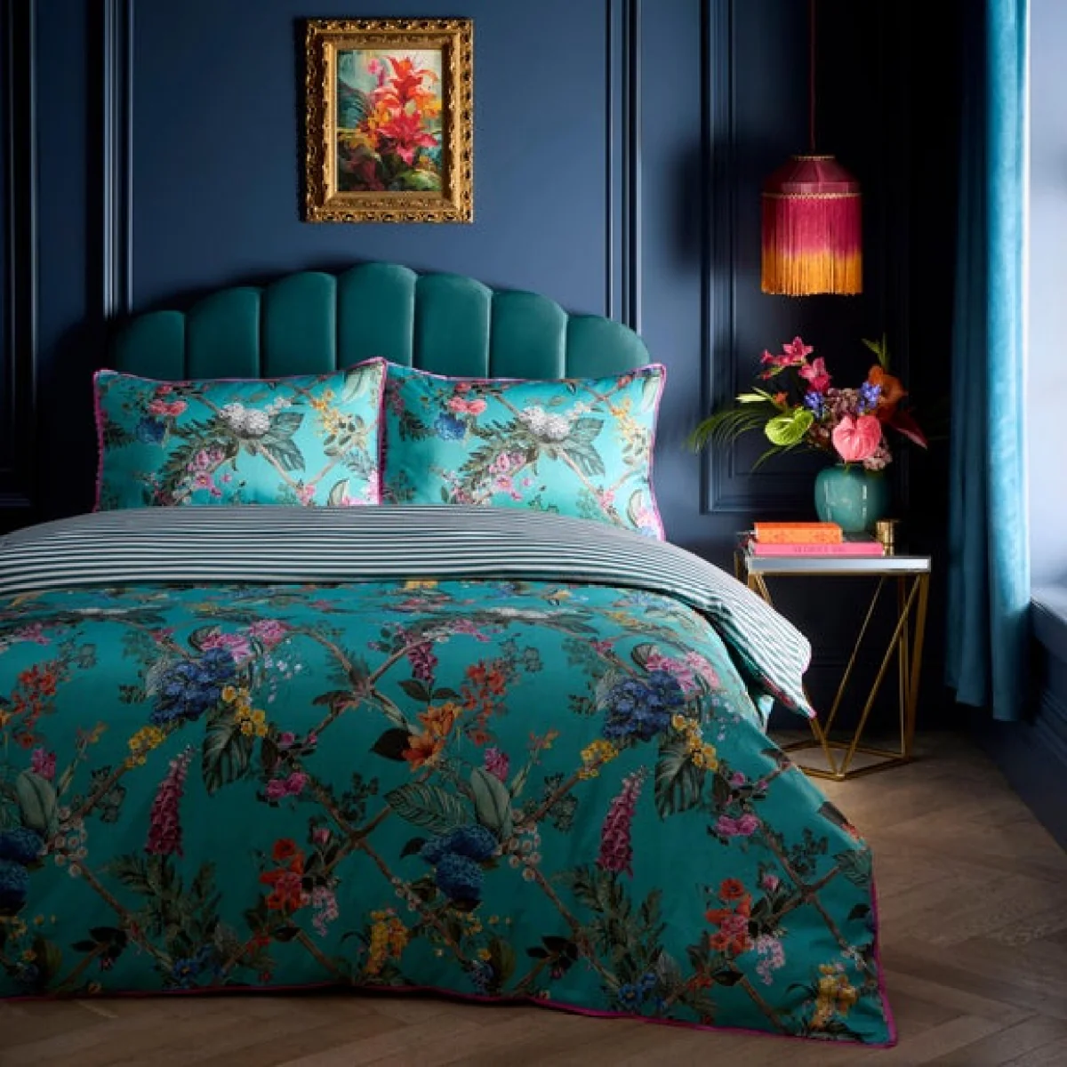 Laurence Llewelyn-Bowen Cotswold Fantasia 100% Cotton Duvet Cover & Pillowcase Set – image 1