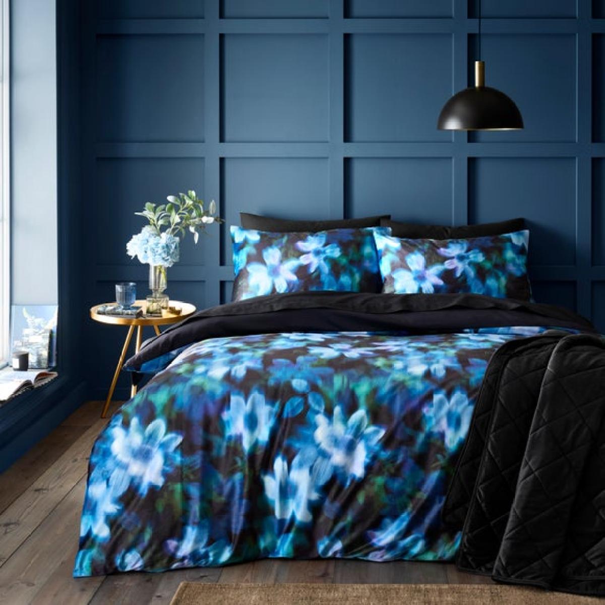 Palm House Ditsy Velour Duvet Cover & Pillowcase Set – image 5