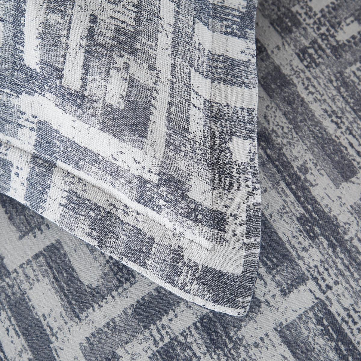 Indus Geo Jacquard 100% Cotton Duvet Cover and Pillowcase Set – image 5