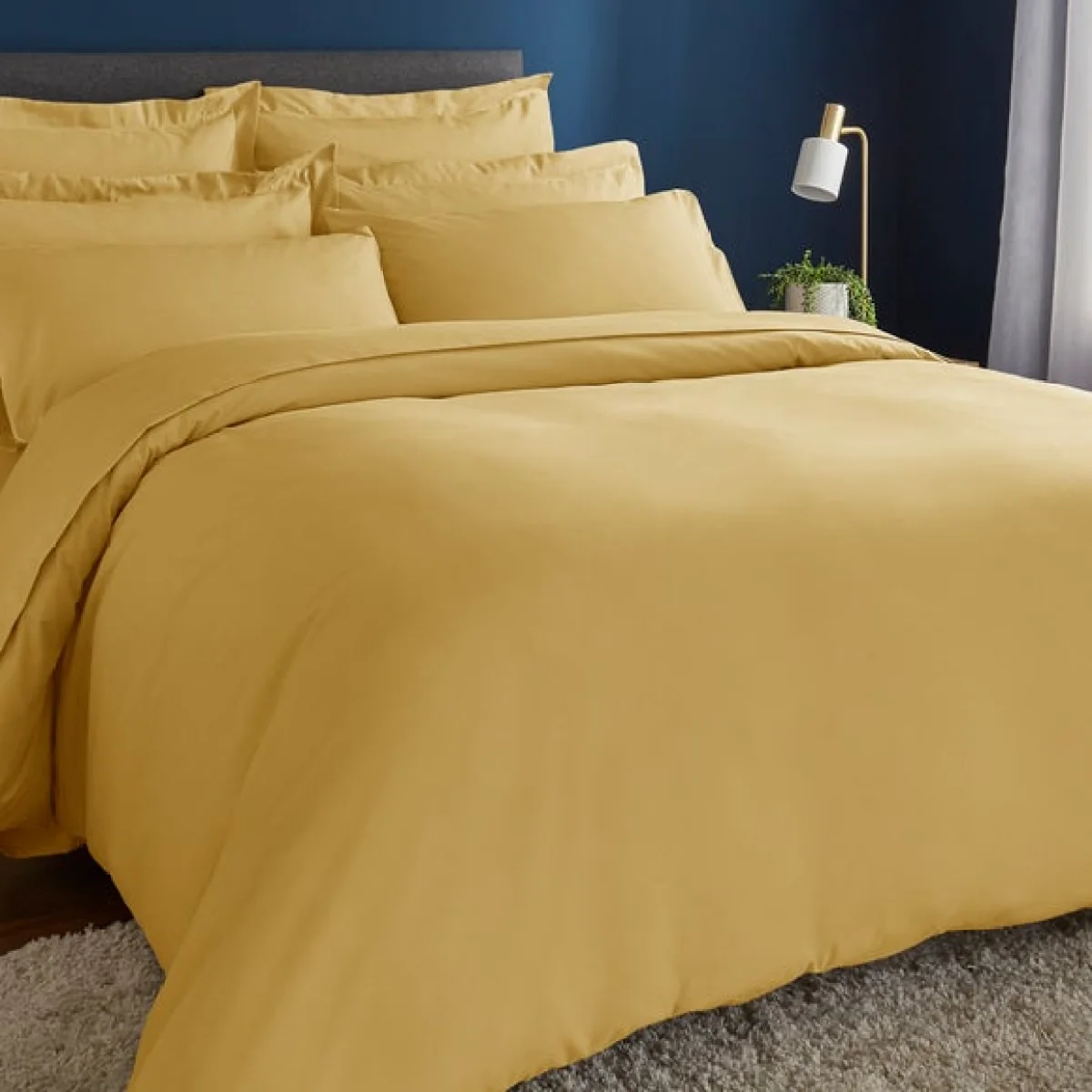 Fogarty Soft Touch Duvet Cover and Pillowcase Set Ochre – image 3
