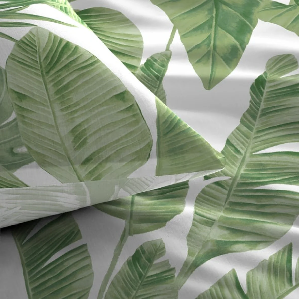 Tahiti Green Duvet Cover and Pillowcase Set Green – image 4