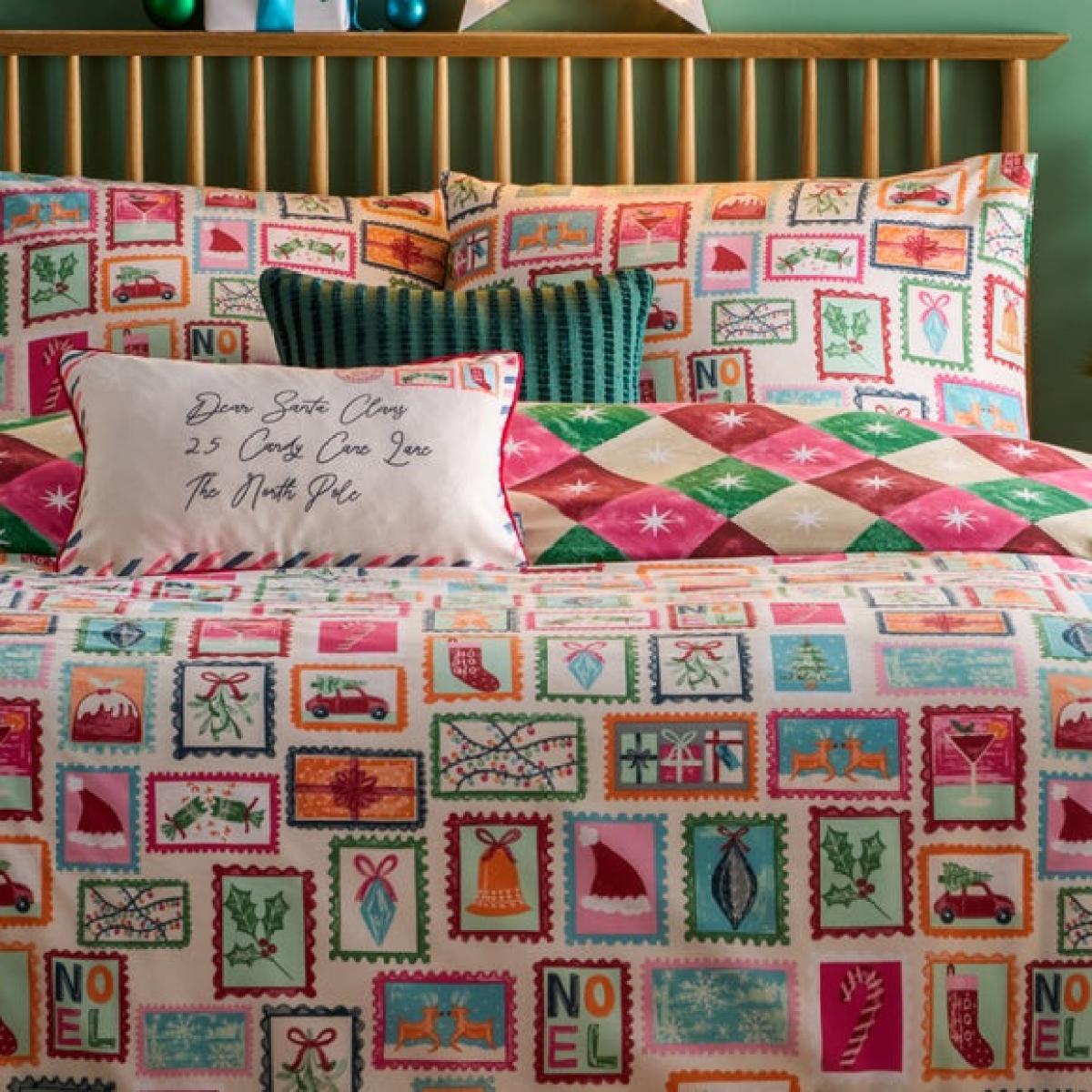 furn. Dear Santa Duvet Cover and Pillowcase Set – image 3
