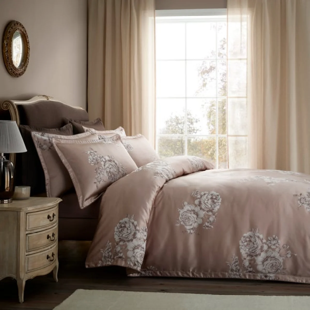Dorma Rosa Jacquard Duvet Cover & Pillowcase Set – image 4